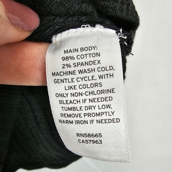 BP grey size XS snap button tank top muscle tee NWT ribbed cotton - Picture 3 of 4